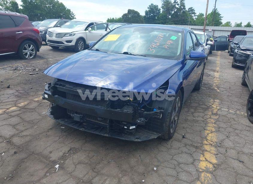 Photo 2 of 2022 Hyundai Elantra LIMITED (VIN 5NPLP4AG7NH067250)