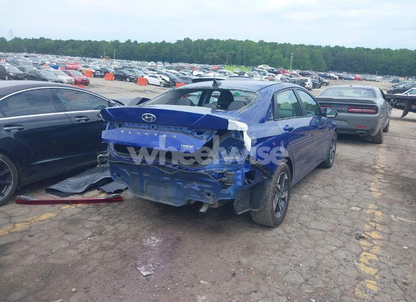 Photo 4 of 2022 Hyundai Elantra LIMITED (VIN 5NPLP4AG7NH067250)