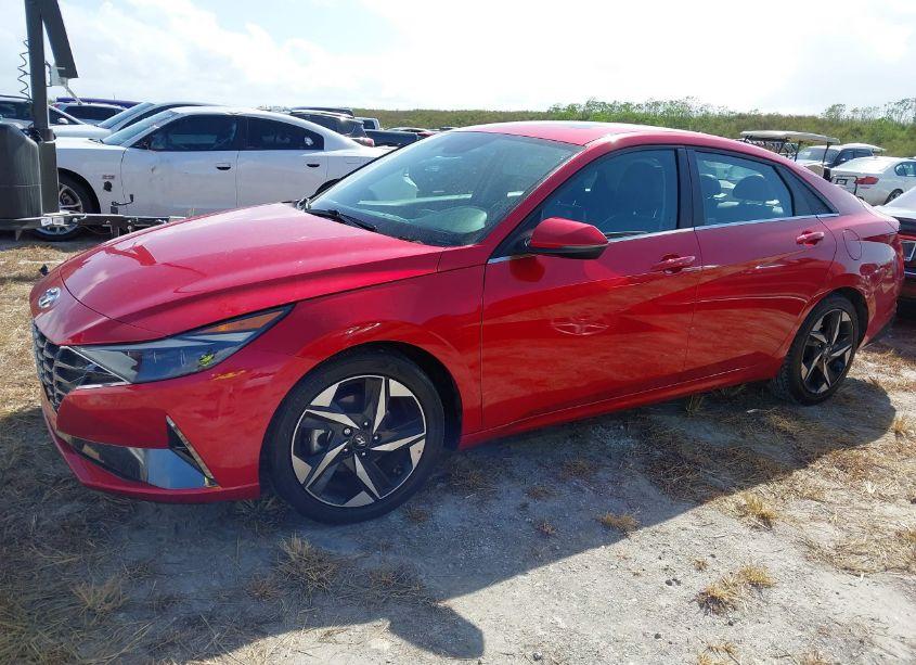 Photo 2 of 2021 Hyundai Elantra LIMITED (VIN 5NPLP4AG9MH025922)