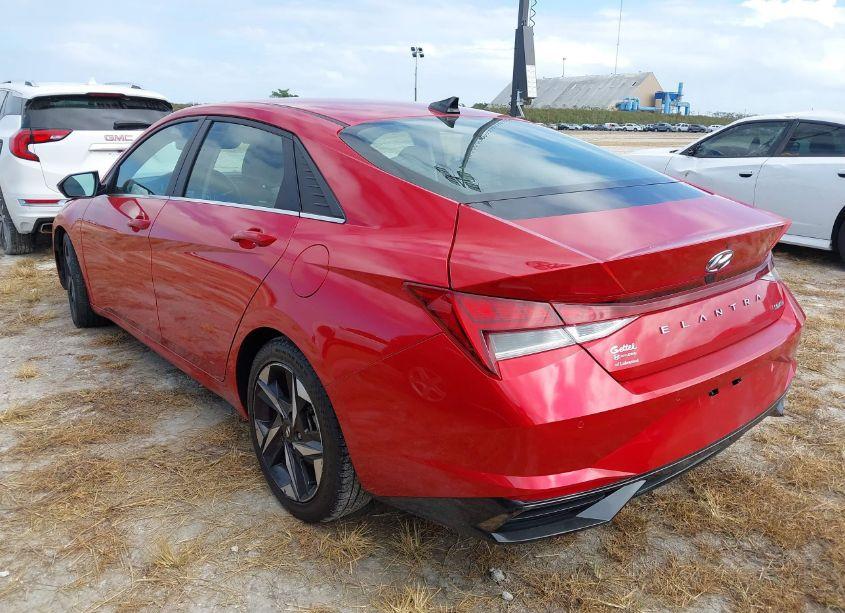 Photo 3 of 2021 Hyundai Elantra LIMITED (VIN 5NPLP4AG9MH025922)