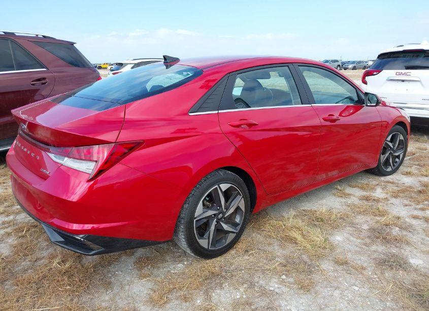 Photo 4 of 2021 Hyundai Elantra LIMITED (VIN 5NPLP4AG9MH025922)