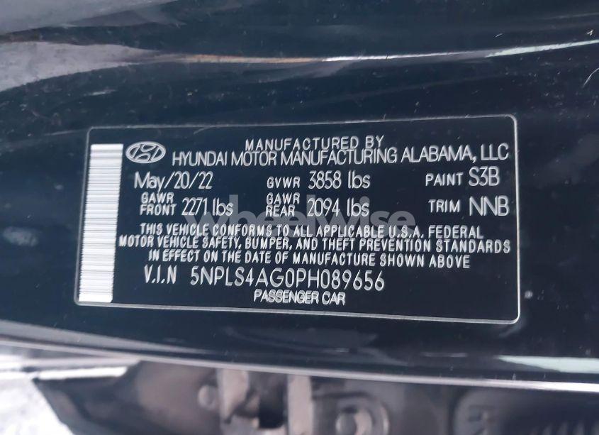 Photo 9 of 2023 Hyundai Elantra SEL (VIN 5NPLS4AG0PH089656)
