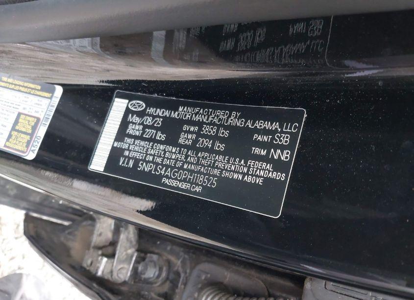 Photo 9 of 2023 Hyundai Elantra SEL (VIN 5NPLS4AG0PH118525)