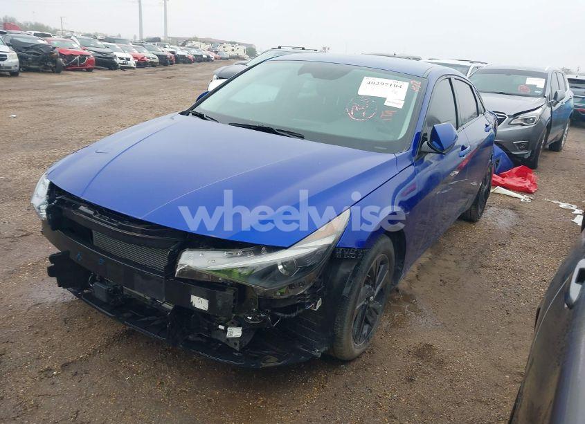 Photo 2 of 2021 Hyundai Elantra SEL (VIN 5NPLS4AG6MH025858)