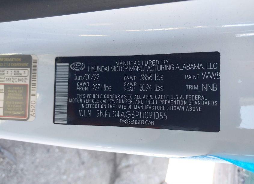 Photo 9 of 2023 Hyundai Elantra SEL (VIN 5NPLS4AG6PH091055)