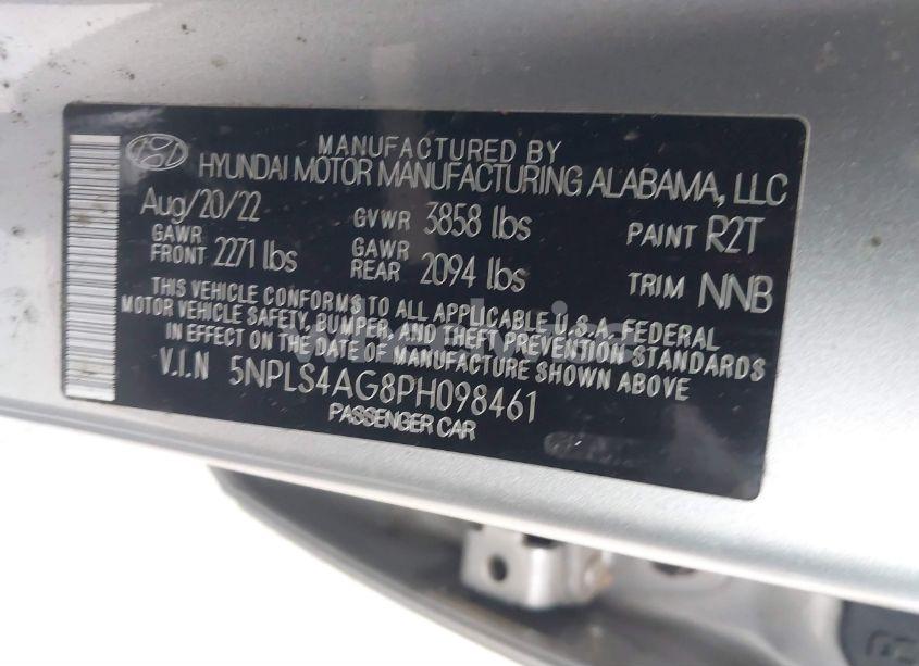 Photo 9 of 2023 Hyundai Elantra SEL (VIN 5NPLS4AG8PH098461)