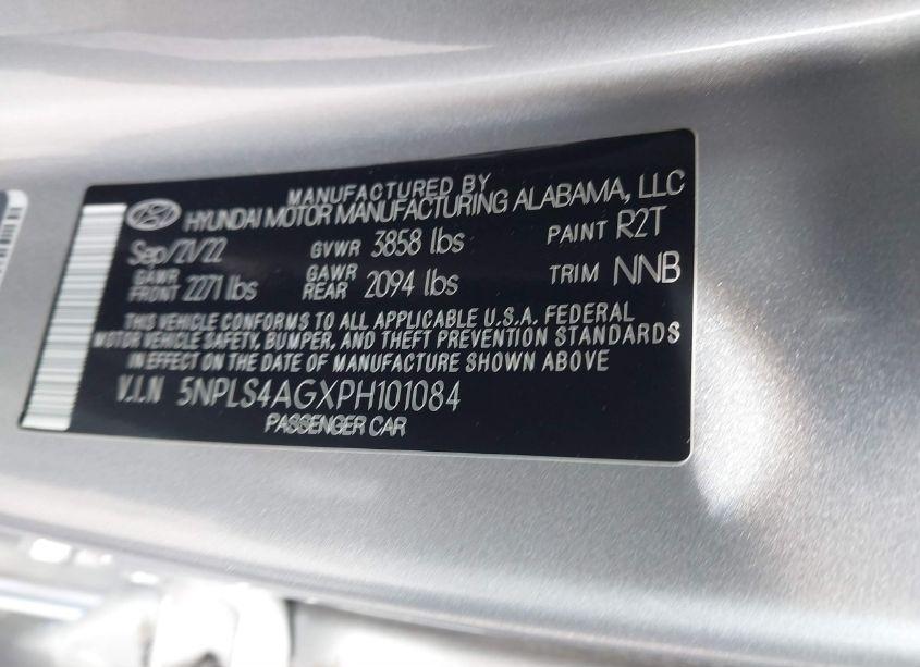Photo 9 of 2023 Hyundai Elantra SEL (VIN 5NPLS4AGXPH101084)