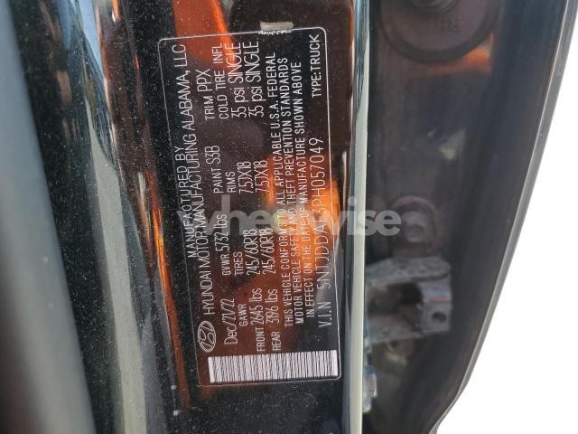 2023 HYUNDAI SANTA CRUZ SEL PREMIUM N/A (VIN 5NTJDDAF3PH057049) main photo