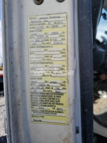 Photo 8 of 2013 HINO 268 FLATBED TRUCK (VIN 5PVNJ8JV4D4S55549)