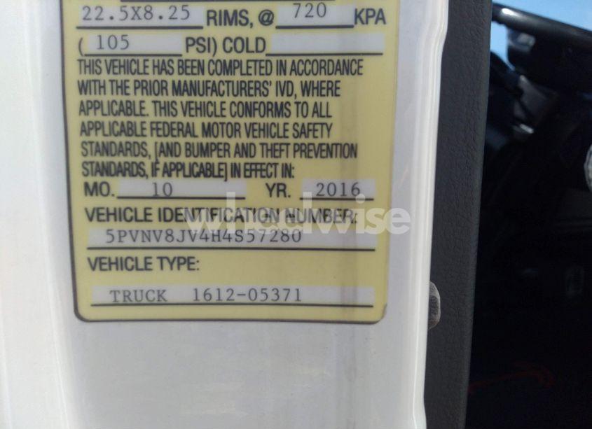 Photo 8 of 2017 Hino 268/338 (VIN 5PVNV8JV4H4S57280)