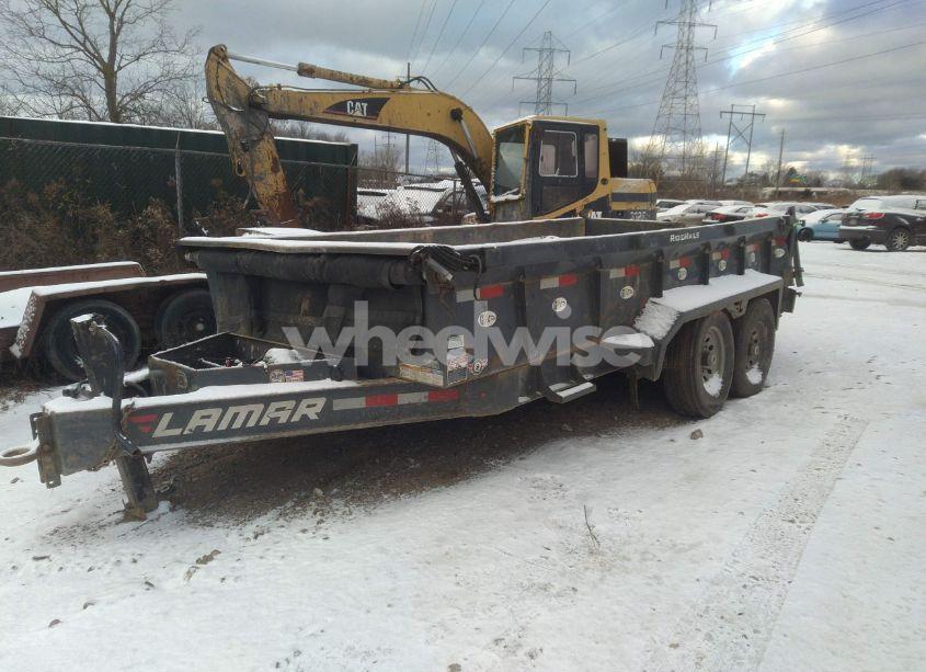 Photo 2 of 2022 Lamar 14' MINI DUMP TRAILER (VIN 5RVDL1421NP112658)