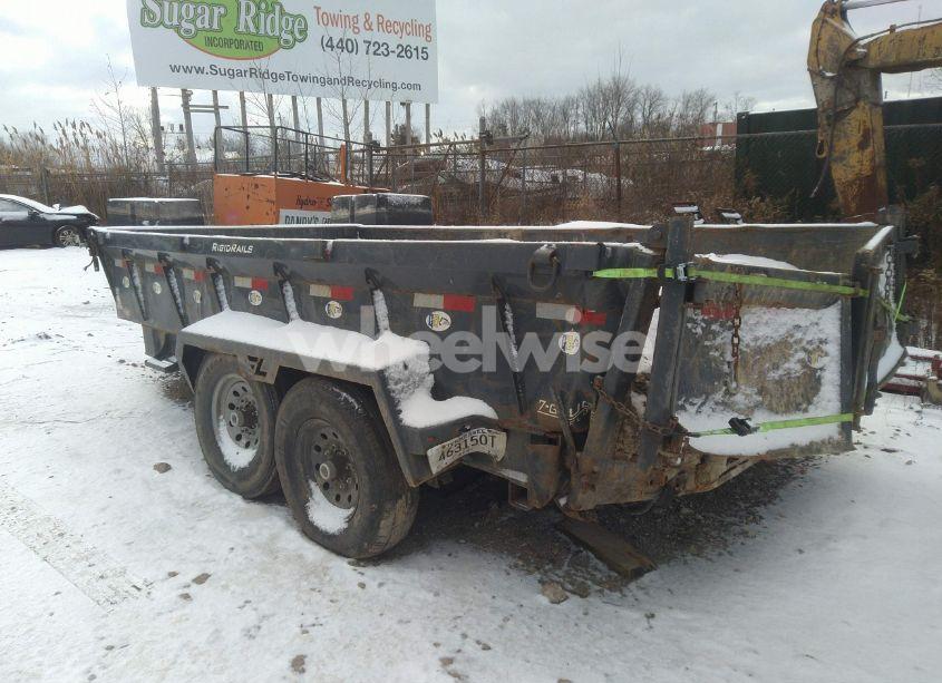 Photo 3 of 2022 Lamar 14' MINI DUMP TRAILER (VIN 5RVDL1421NP112658)