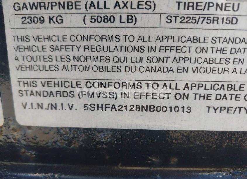 Photo 9 of 2022 Kaufman Trailers KAUFMAN TRAILERS (VIN 5SHFA2128NB001013)