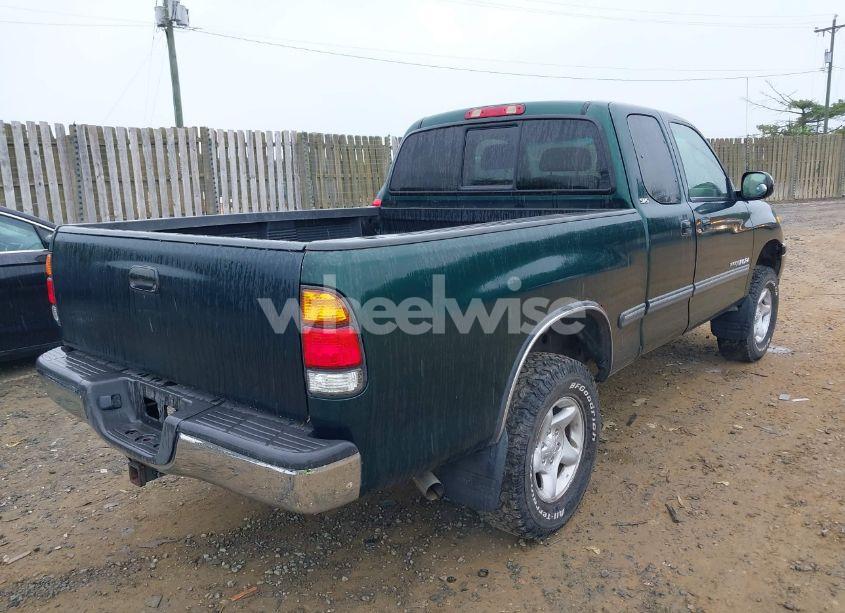 Photo 4 of 2002 Toyota Tundra SR5 V8 (VIN 5TBBT44132S288289)