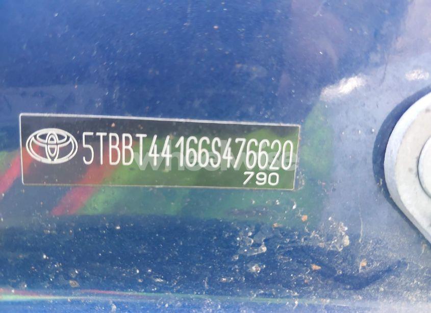 Photo 9 of 2006 Toyota Tundra SR5 V8 (VIN 5TBBT44166S476620)