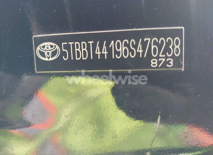 Photo 9 of 2006 Toyota Tundra SR5 V8 (VIN 5TBBT44196S476238)