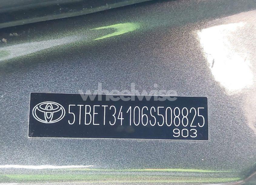 Photo 9 of 2006 Toyota Tundra SR5 V8 (VIN 5TBET34106S508825)