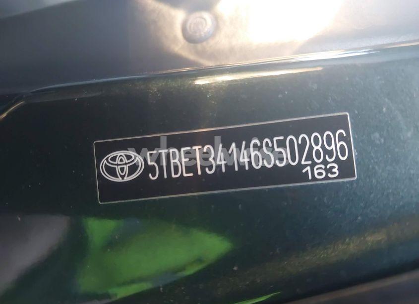 Photo 9 of 2006 Toyota Tundra SR5 V8 (VIN 5TBET34146S502896)