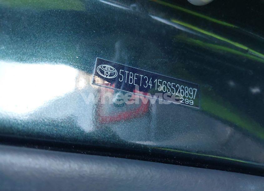 Photo 9 of 2006 Toyota Tundra SR5 V8 (VIN 5TBET34156S526897)