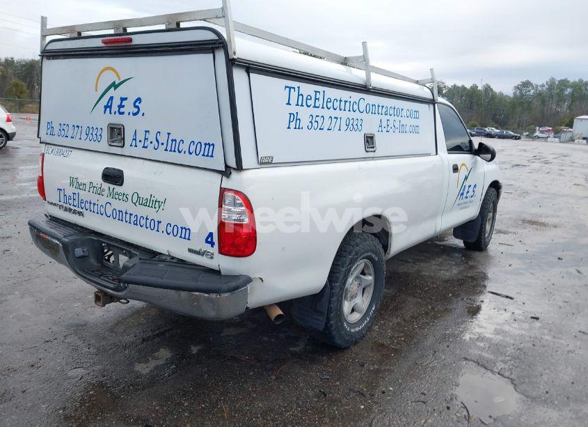 Photo 4 of 2005 Toyota Tundra BASE V8 (VIN 5TBJT321X5S460086)