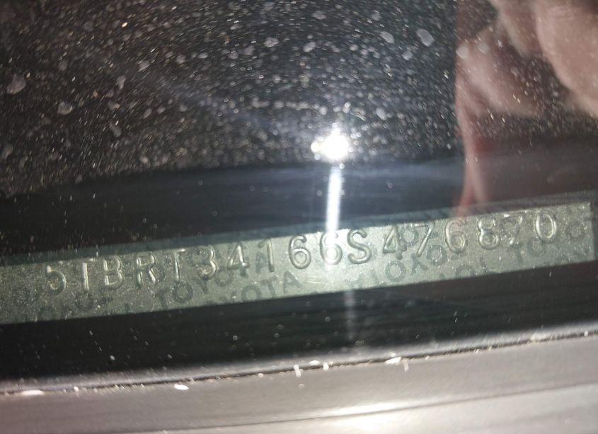 Photo 9 of 2006 Toyota Tundra SR5 V8 (VIN 5TBRT34166S476870)