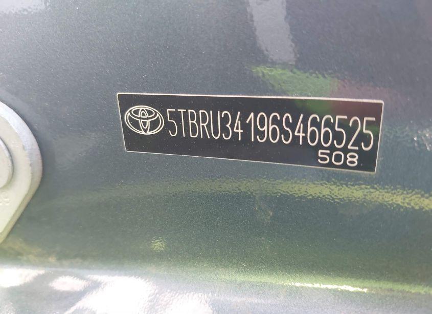 Photo 9 of 2006 Toyota Tundra SR5 (VIN 5TBRU34196S466525)