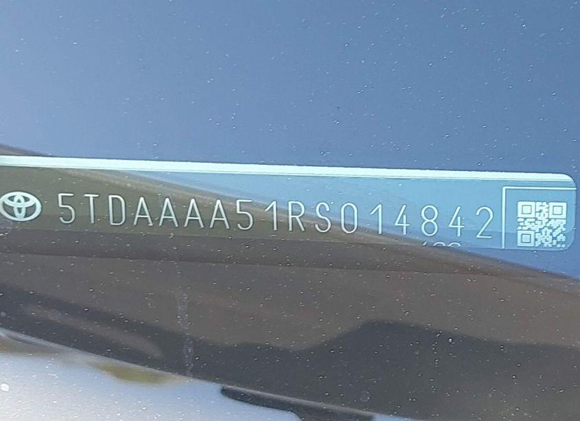 Photo 9 of 2024 Toyota Grand HIGHLANDER LIMITED (VIN 5TDAAAA51RS014842)