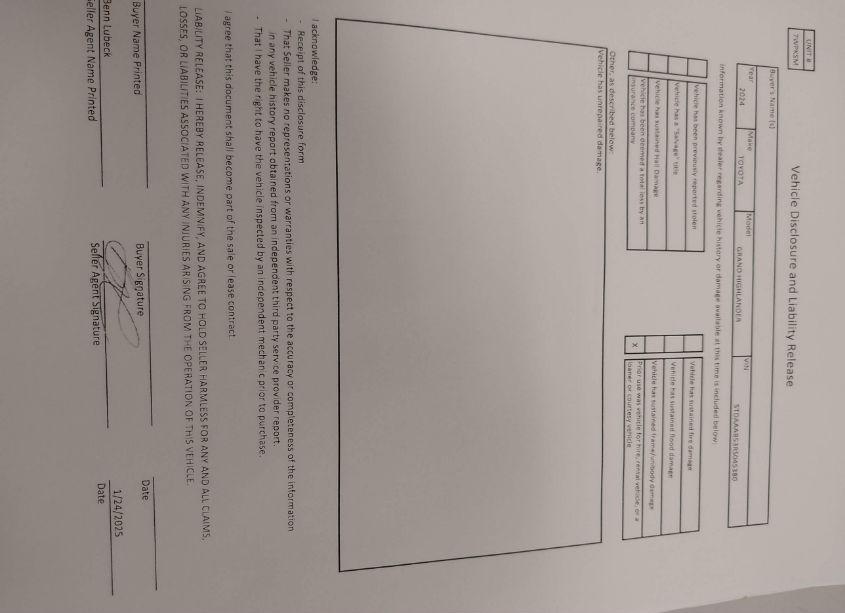 Photo 17 of 2024 Toyota Grand HIGHLANDER XLE (VIN 5TDAAAB53RS045380)