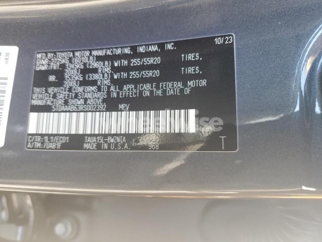 Photo 4 of 2024 LEXUS TX 350 BASE (VIN 5TDAAAB63RS002392)