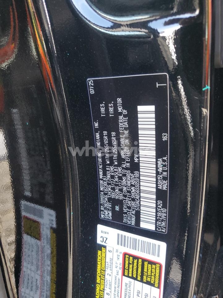 Photo 14 of 2025 TOYOTA GRAND HIGHLANDER LE (VIN 5TDACAB56SS059189)