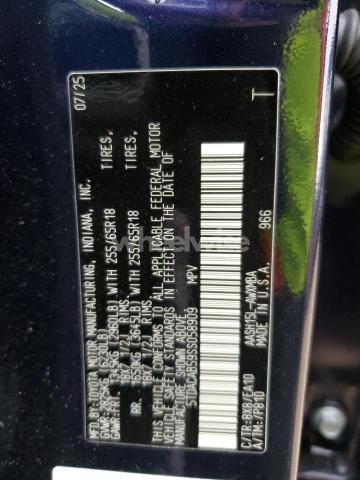 Photo 13 of 2025 TOYOTA GRAND HIGHLANDER LE (VIN 5TDACAB59SS058909)