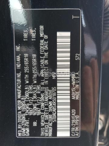 Photo 7 of 2024 TOYOTA GRAND HIGHLANDER XLE (VIN 5TDACAB5XRS018705)