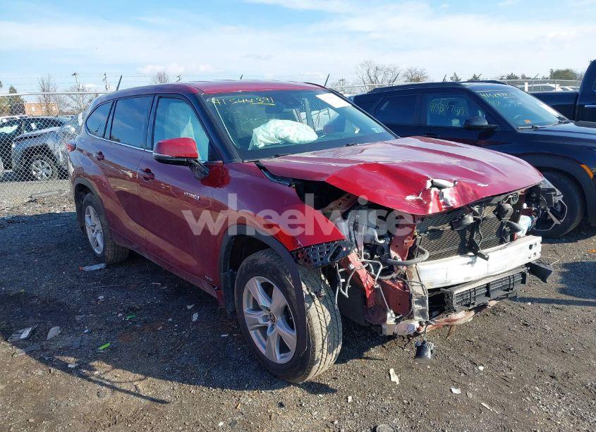 2021 Toyota Highlander HYBRID LE (VIN 5TDBBRCH0MS034628) main photo