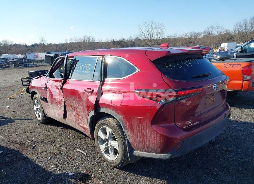 Photo 3 of 2021 Toyota Highlander HYBRID LE (VIN 5TDBBRCH0MS034628)