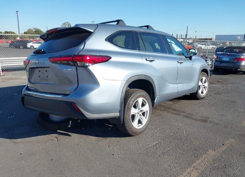 Photo 4 of 2020 Toyota Highlander HYBRID LE (VIN 5TDBBRCH3LS004425)