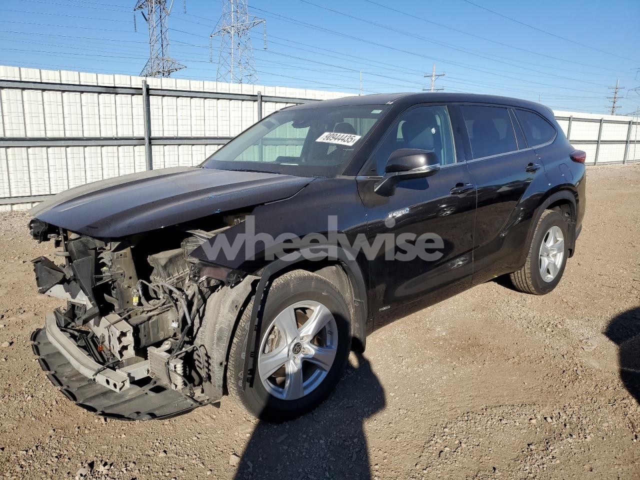 2020 TOYOTA HIGHLANDER HYBRID LE (VIN 5TDBBRCH4LS012646) main photo