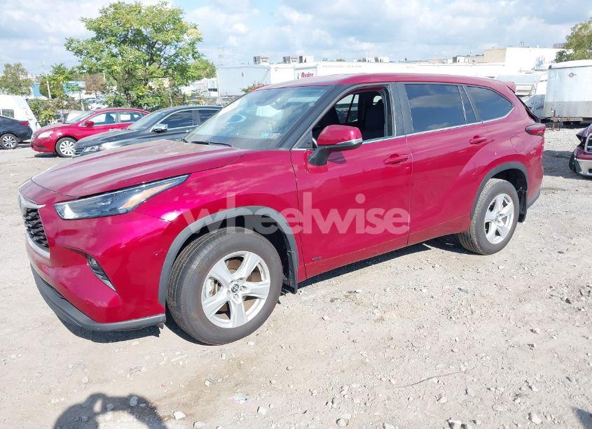 Photo 2 of 2023 Toyota Highlander HYBRID LE (VIN 5TDBBRCH5PS111465)