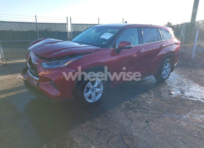 Photo 2 of 2023 Toyota Highlander HYBRID LE (VIN 5TDBBRCH7PS128137)
