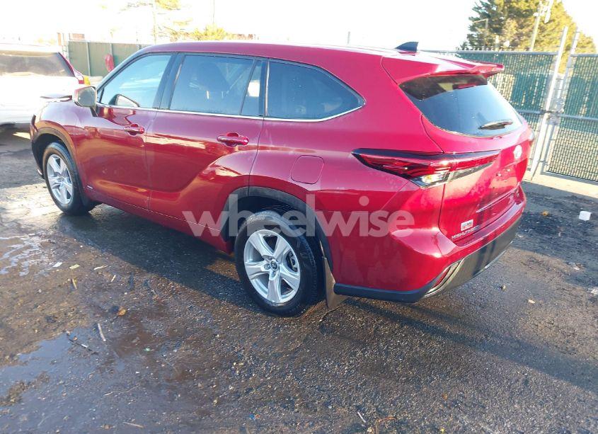 Photo 3 of 2023 Toyota Highlander HYBRID LE (VIN 5TDBBRCH7PS128137)