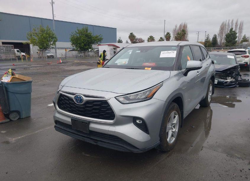 Photo 2 of 2020 Toyota Highlander HYBRID LE (VIN 5TDBBRCH9LS511717)