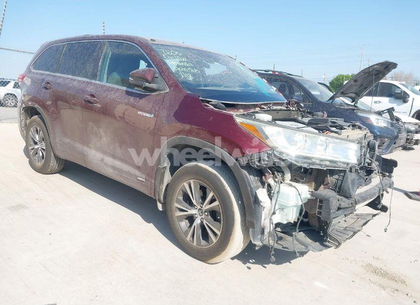 2017 Toyota Highlander HYBRID LE (VIN 5TDBGRFH8HS035433) main photo