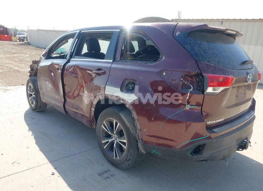 Photo 3 of 2017 Toyota Highlander HYBRID LE (VIN 5TDBGRFH8HS035433)