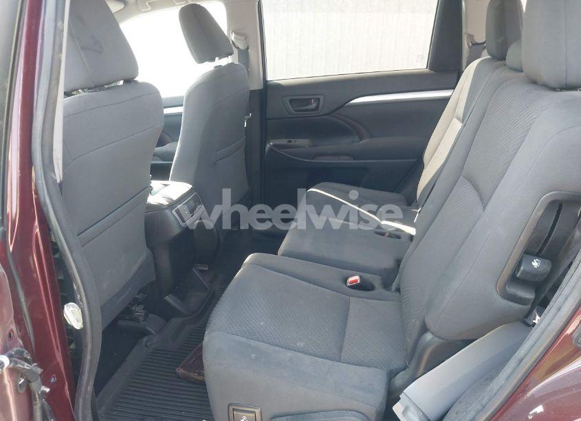 Photo 8 of 2017 Toyota Highlander HYBRID LE (VIN 5TDBGRFH8HS035433)