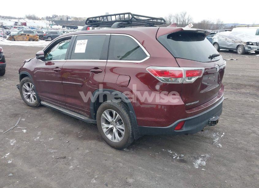 Photo 3 of 2016 Toyota Highlander LE PLUS V6 (VIN 5TDBKRFH0GS233551)