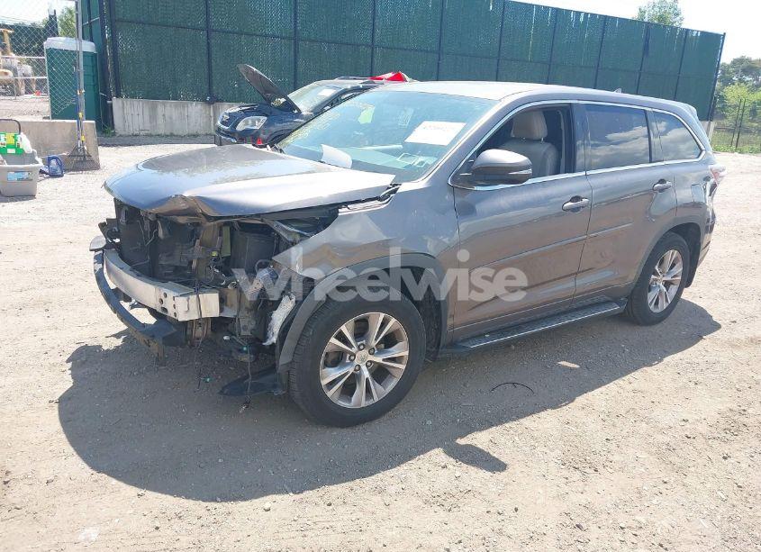Photo 2 of 2015 Toyota Highlander LE PLUS V6 (VIN 5TDBKRFH4FS222518)