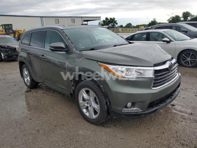 Photo 5 of 2015 TOYOTA HIGHLANDER LIMITED (VIN 5TDBKRFH6FS198836)