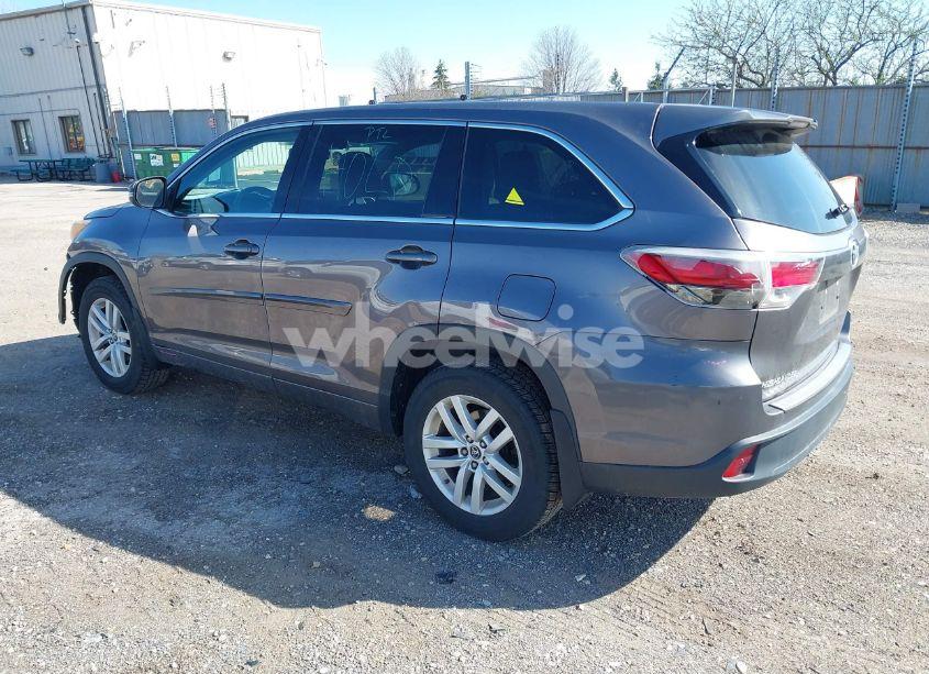 Photo 3 of 2016 Toyota Highlander LE V6 (VIN 5TDBKRFH7GS247964)
