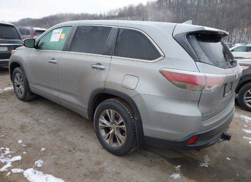 Photo 3 of 2015 Toyota Highlander LE PLUS V6 (VIN 5TDBKRFH8FS173680)