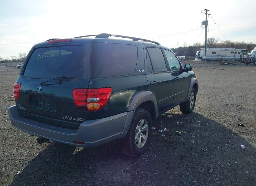 Photo 4 of 2001 Toyota Sequoia SR5 V8 (VIN 5TDBT44A01S047232)