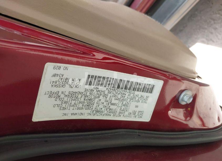 Photo 9 of 2003 Toyota Sequoia SR5 V8 (VIN 5TDBT44A23S204424)